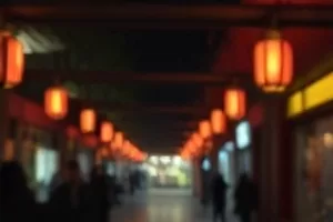 《老屋春深》封面，三进老宅天井与一张八仙桌