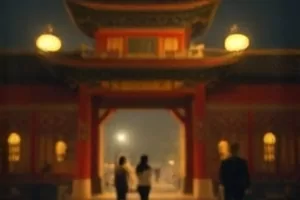 《第七次搬家》封面，堆叠的纸箱与靠在墙边的一把伞